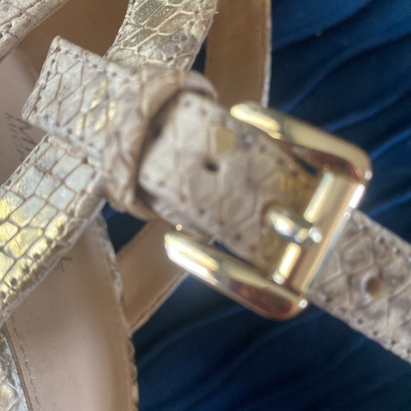 Michael Michael Kors Annalise gold snake embossed - Picture 3 of 13